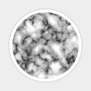 Black and White Marble Effect Magnet